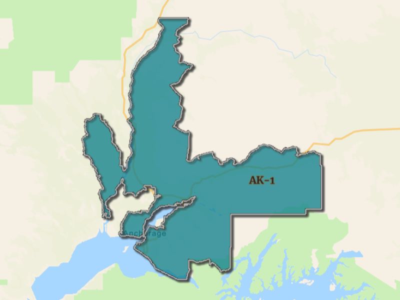 Outline of Anchorage, Alaska, representing expansion opportunities