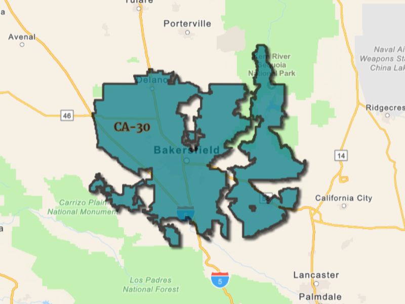  Outline of Bakersfield, California, representing expansion opportunities
