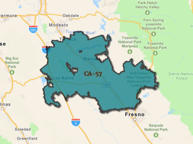  Outline of Merced, California, representing expansion opportunities