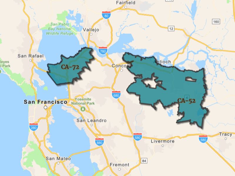  Outline of San Francisco, California, representing expansion opportunities