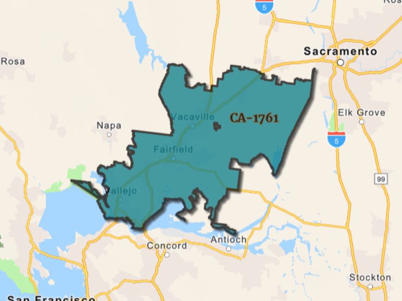  Outline of Vallejo, California, representing expansion opportunities