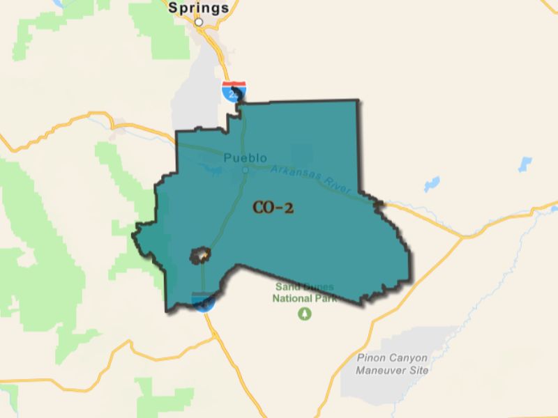  Outline of Pueblo, Colorado, representing expansion opportunities