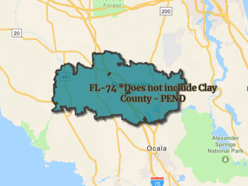  Outline of Gainesville, Florida, representing expansion opportunities