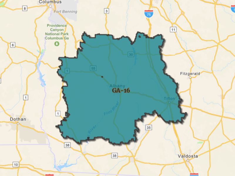  Outline of Albany, Georgia, representing expansion opportunities