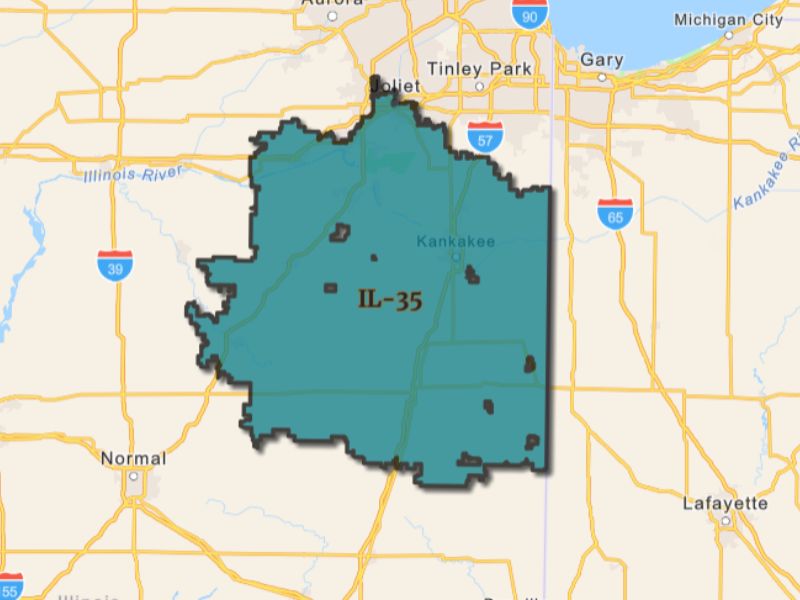  Outline of Kankakee, Illinois, representing expansion opportunities