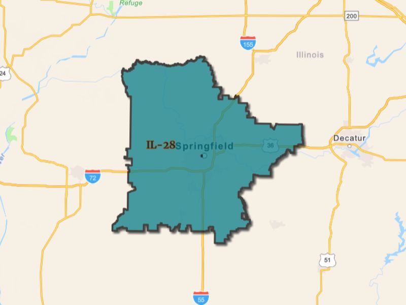  Outline of Springfield, Illinois, representing expansion opportunities