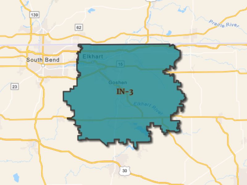  Outline of Elkhart, Indiana, representing expansion opportunities