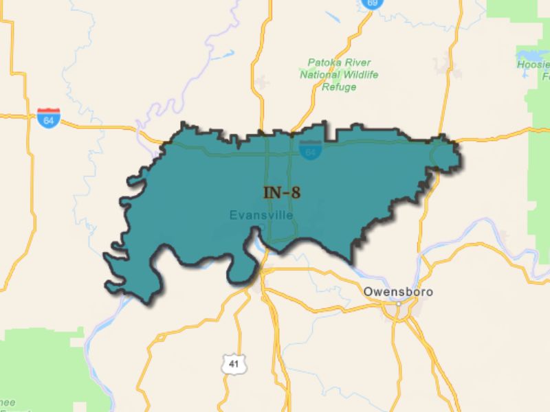  Outline of Evansville, Indiana, representing expansion opportunities