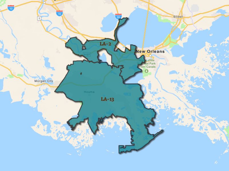  Outline of New Orleans, Louisiana, representing expansion opportunities