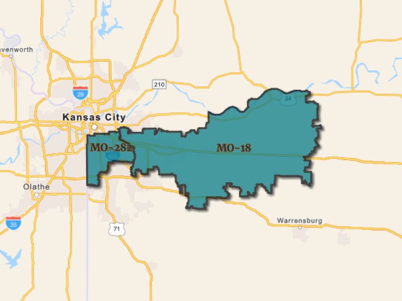  Outline of Blue Springs, Missouri, representing expansion opportunities