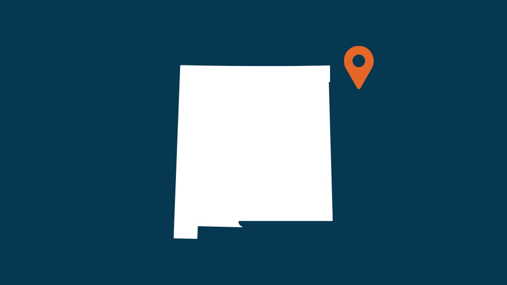 Outline of the state of New Mexico
