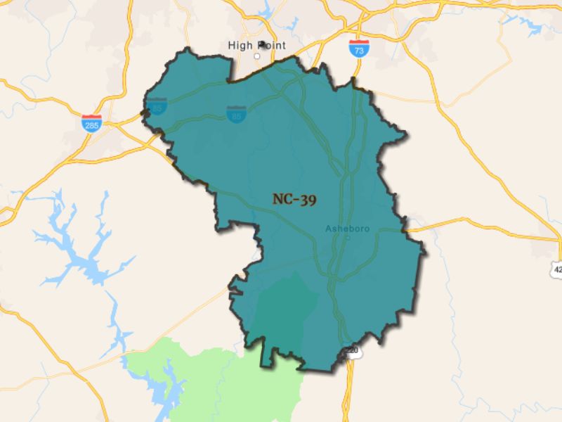 Outline of High Point, North Carolina, representing expansion opportunities