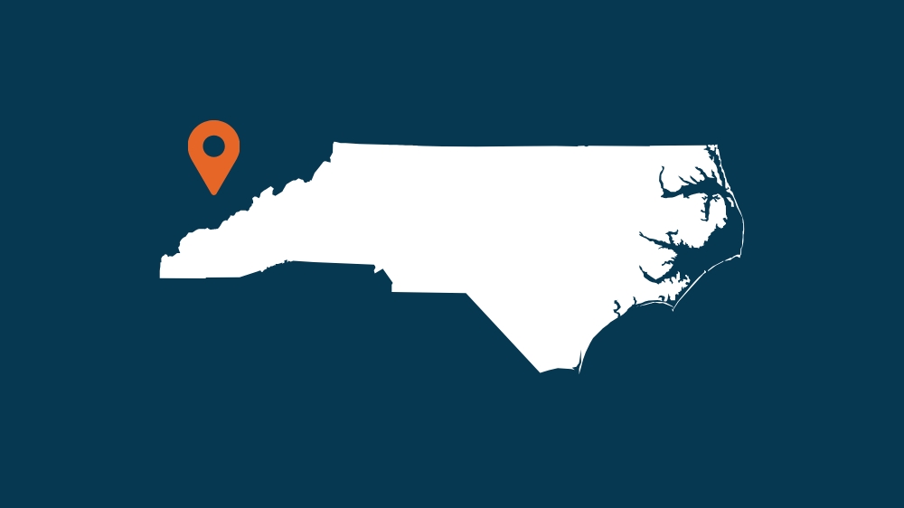 Outline of the state of North Carolina