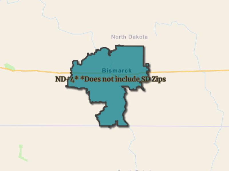  Outline of Bismark, North Dakota, representing expansion opportunities