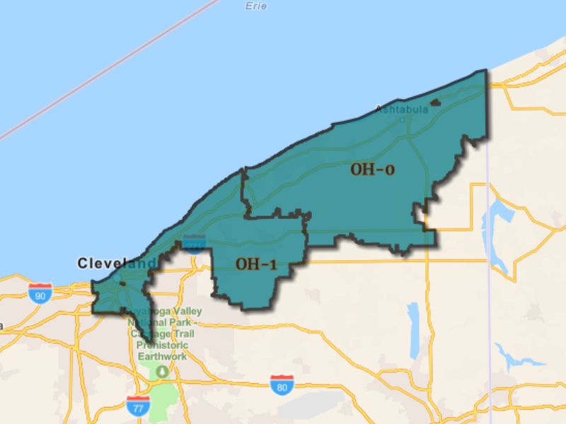  Outline of Cleveland, Ohio, representing expansion opportunities