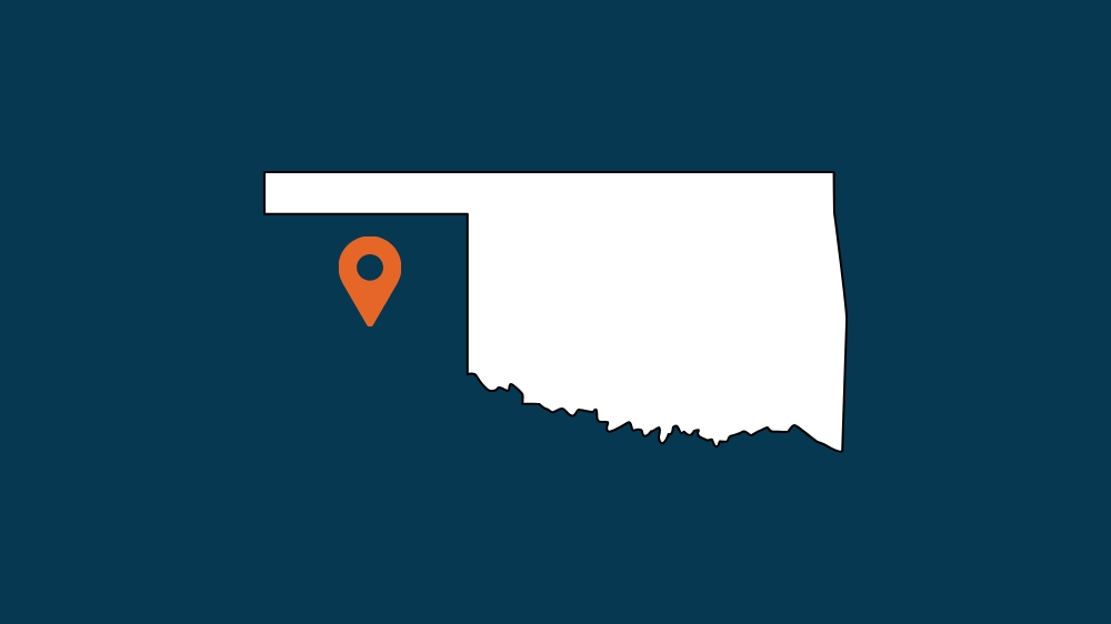 Outline of the state of Oklahoma