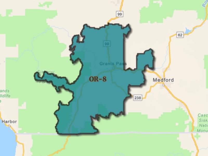  Outline of Grants Pass, Oregon, representing expansion opportunities
