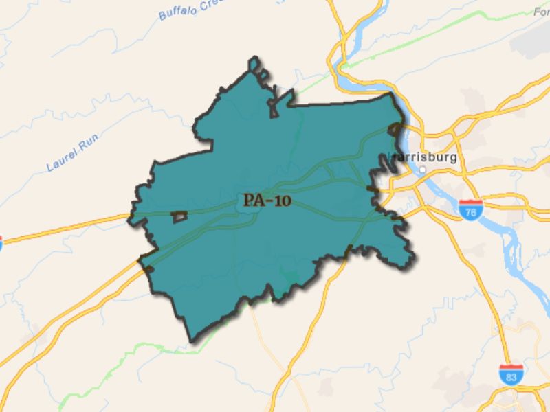  Outline of Carlisle, Pennsylvania, representing expansion opportunities