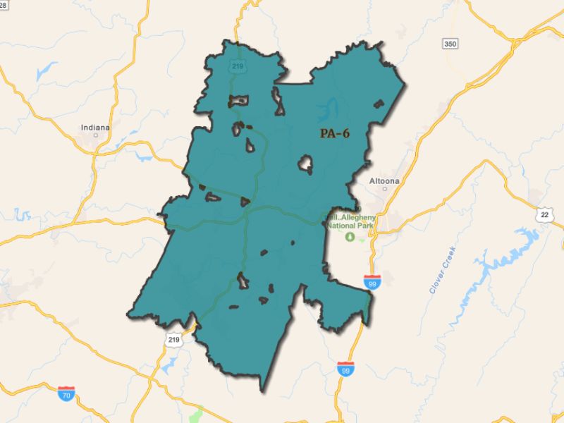  Outline of Johnstown, Pennsylvania, representing expansion opportunities