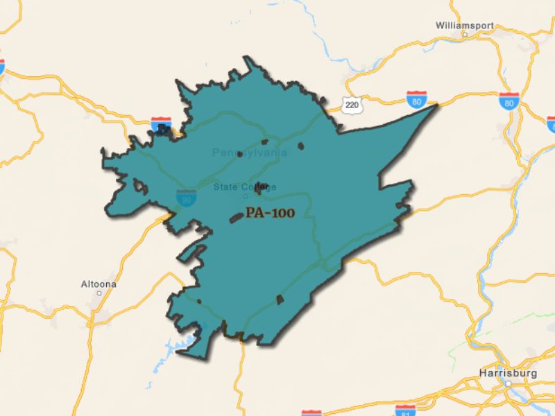  Outline of State College, Pennsylvania, representing expansion opportunities