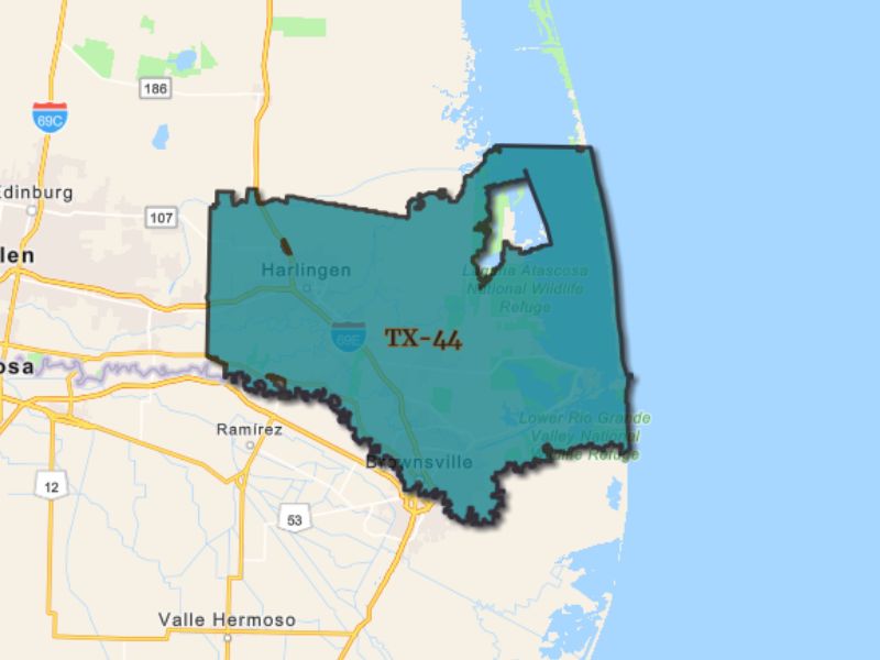  Outline of Brownsville, Texas, representing expansion opportunities