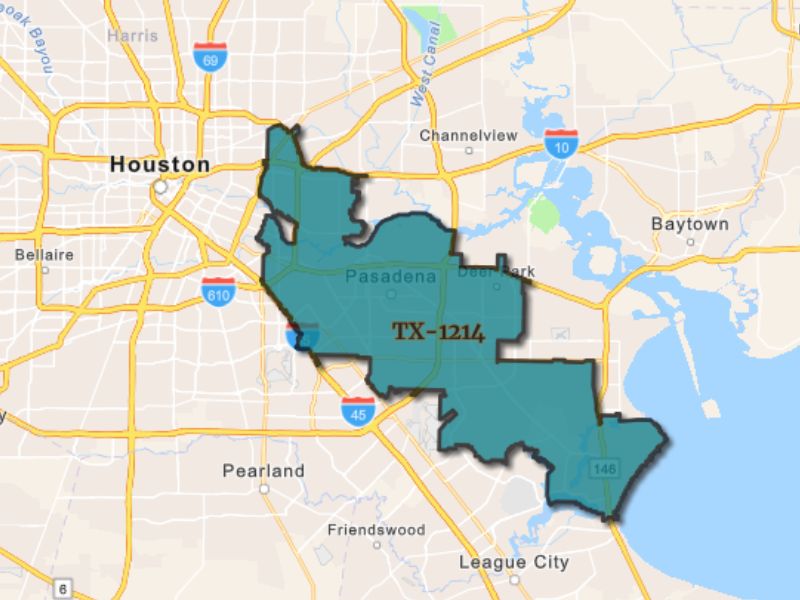  Outline of Houston, Texas, representing expansion opportunities