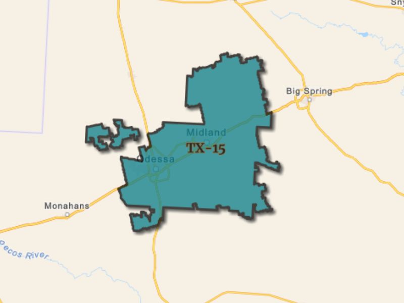  Outline of Midland, Texas, representing expansion opportunities