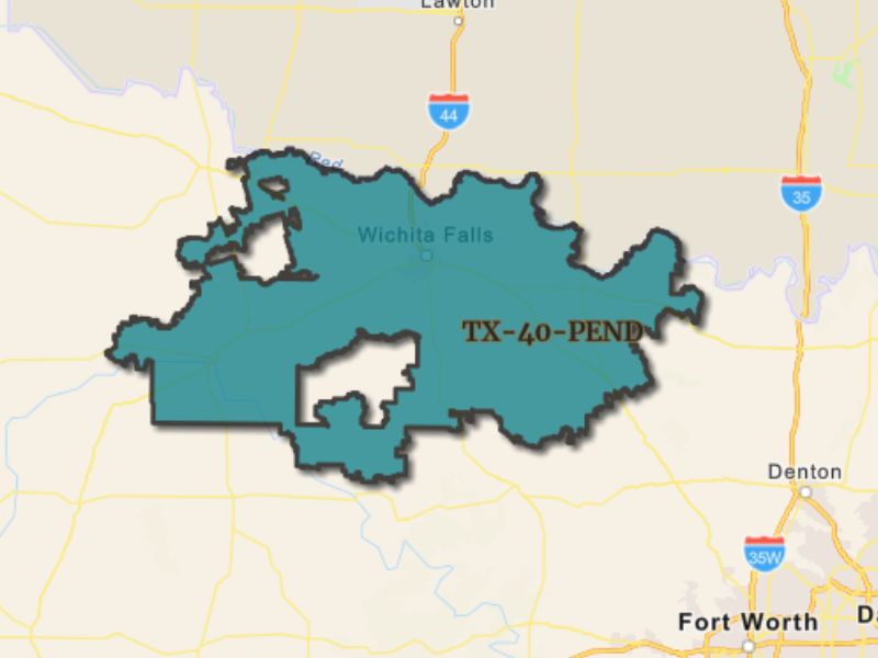  Outline of Wichita Falls, Texas, representing expansion opportunities