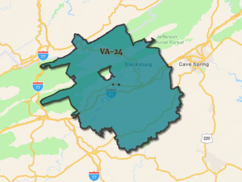 Outline of Blacksburg, Virginia, representing expansion opportunities