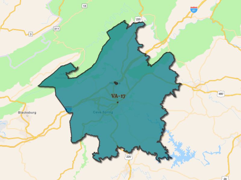  Outline of Roanoke, Virginia, representing expansion opportunities