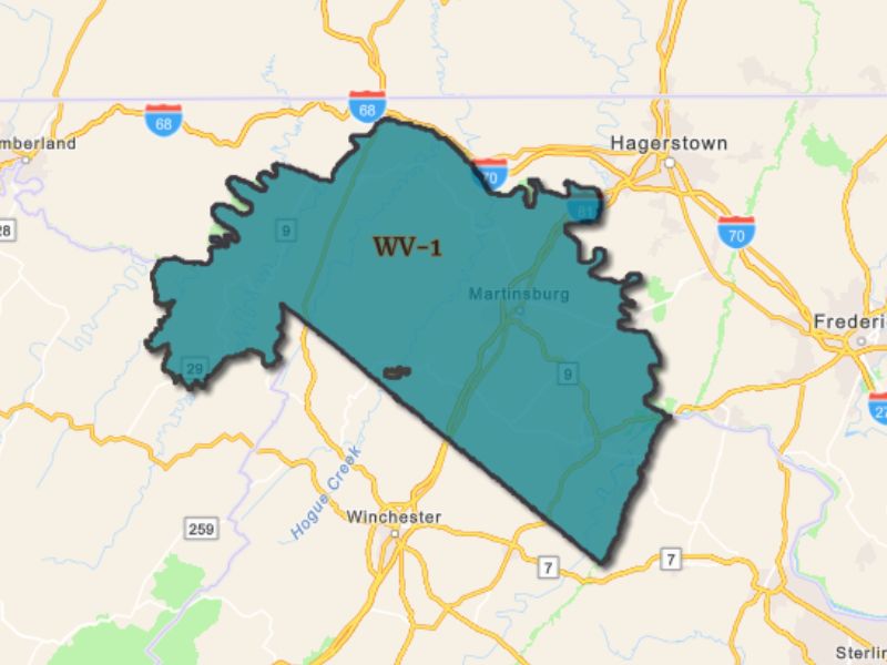  Outline of Martinsburg, West Virginia, representing expansion opportunities