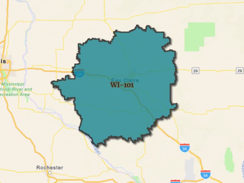  Outline of Eau Claire, Wisconsin, representing expansion opportunities