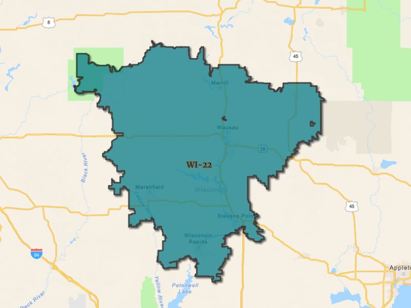  Outline of Wausau, Wisconsin, representing expansion opportunities