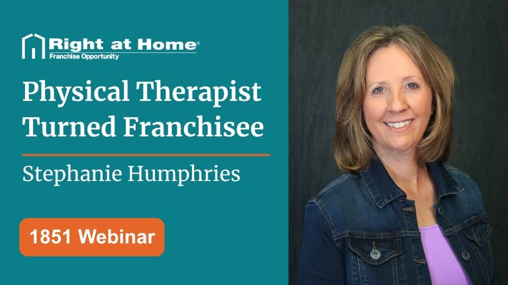 Right at Home Franchisee Stephanie Humphries Smiling at the Camera 