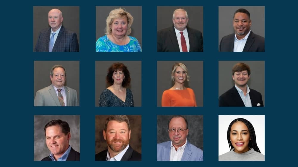 12 headshots of the Right at Home Franchisees in the 2024 Strategic Leadership Council