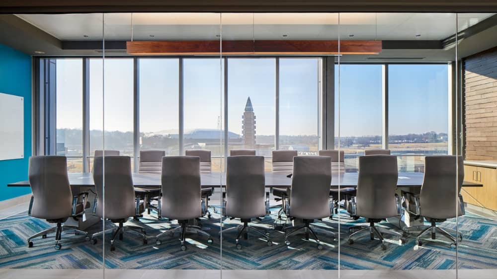 Conference room in Right at Home's Corporate Office in Omaha, NE