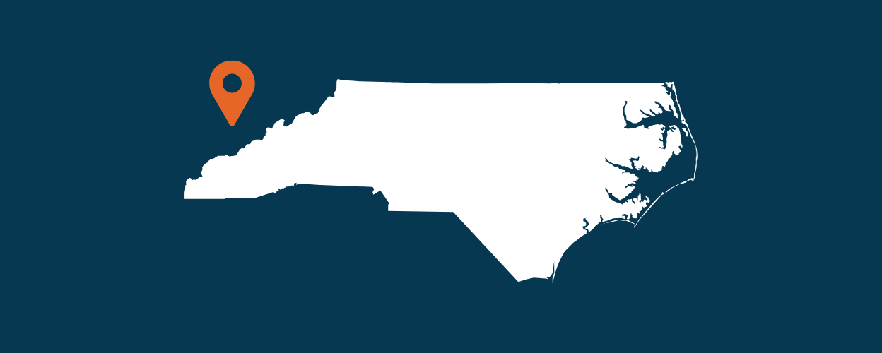 Outline of the state of North Carolina