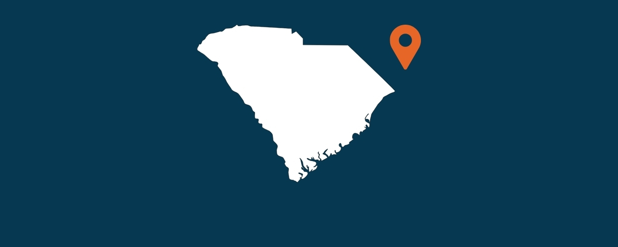 Outline of the state of South Carolina