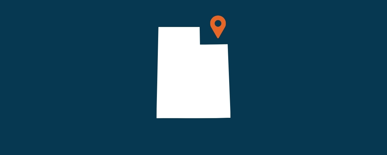 Outline of the state of Utah