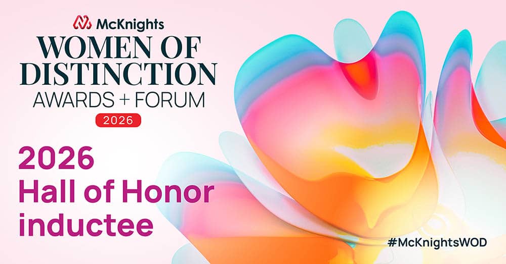 2026 McKnight’s Women of Distinction Hall of Honor Inductee 